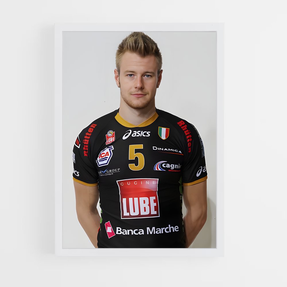 Poster L'Attitude d'Ivan – affiche Volleyball (vue 3)